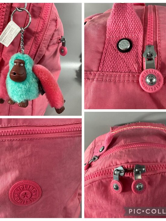 Kipling Seoul Large Nylon Laptop Backpack, Pink main image 7